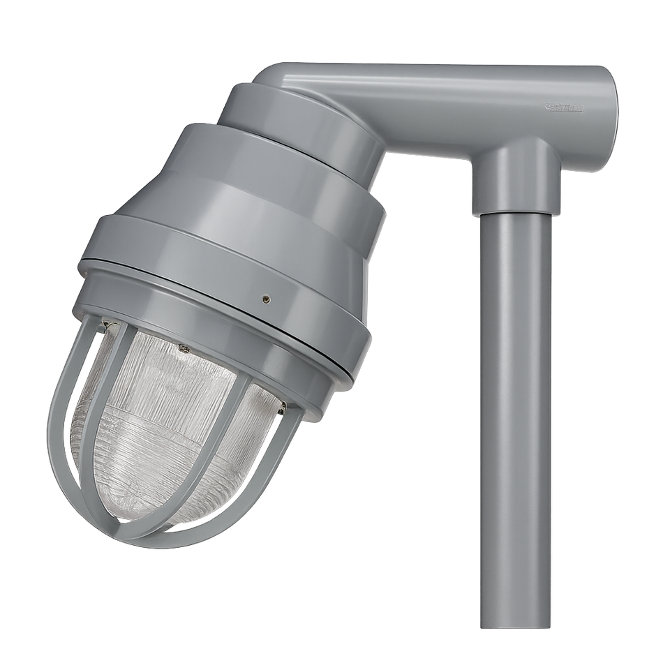 Luminaria Industrial LED Retrofit a Prueba de Explosión 28W 2000lm 5000K Conduit 38.1mm Montaje a Poste 25° Serie LE-LED-RT RAWELT 27.53.4252