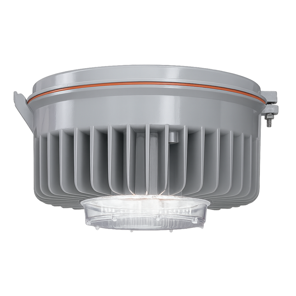 Luminaria Industrial LED para Áreas Peligrosas 196W 24500lm 5000K Montaje Colgante Serie LH-LED RAWELT 27.46.4440