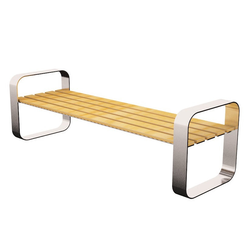 Banca Marruecos 150 BAMA-150 Metálica con Plastimadera