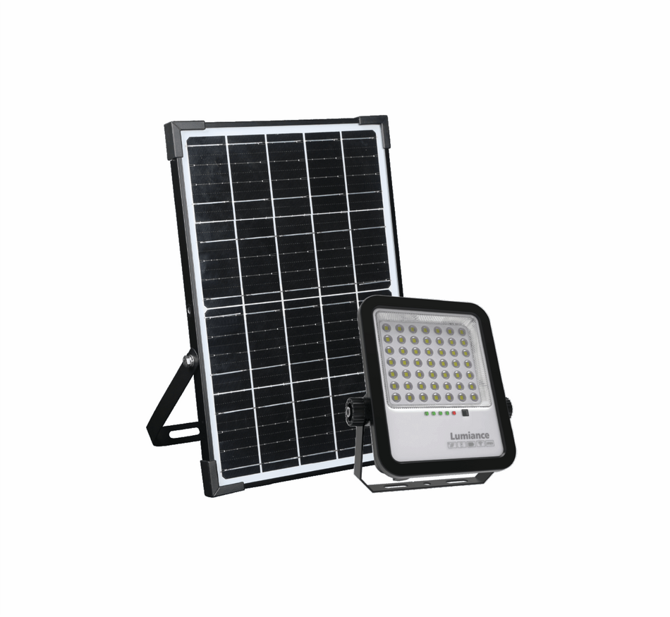 Luminaria Solar LED 200W 2160lm 6500K IP65 IK08 Control Remoto LED SOLAR JETA Lumiance P40112L